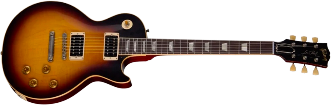 Gibson Custom Les Paul Standard 1958 Light Figured Maple Top Le Ltd 2h Ht Rw - Murphy Lab Heavy Aged Athens Burst - Single cut gitaar - Main picture