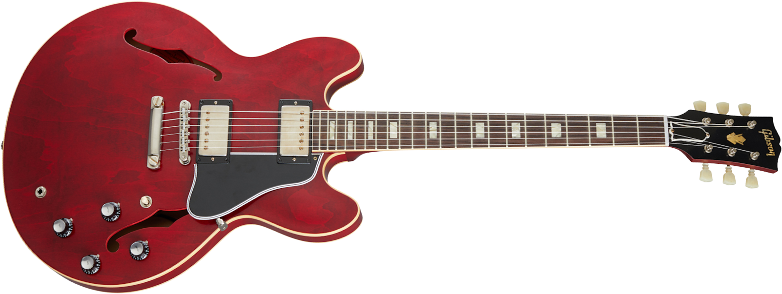 Gibson Custom Shop Historic Es-335 Reissue 1964 2h Ht Rw - Vos Sixties Cherry - Semi hollow elektriche gitaar - Main picture