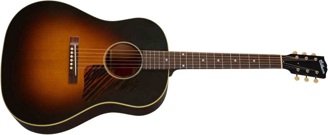 Gibson Custom Shop Historic J-35 1936 Dreadnought Epicea Acajou Rw - Vos Vintage Sunburst - Westerngitaar & electro - Main picture