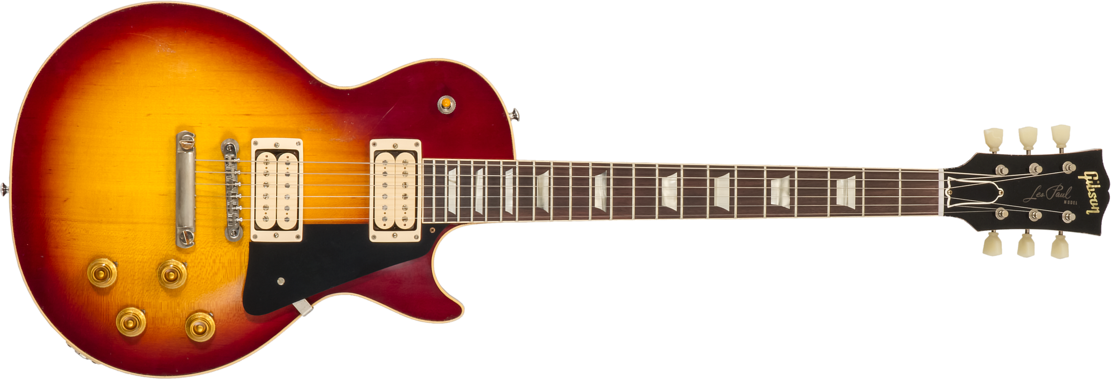 Gibson Custom Shop Jeff Beck Les Paul Standard 1959 Yardburst 2h Ht Rw #yb010 - Murphy Lab Aged Dark Cherry Sunburst - Enkel gesneden elektrische gita