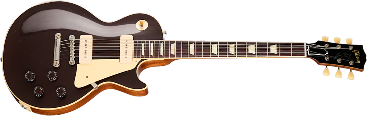 Gibson Custom Shop Les Paul 1955 Namm Show Commemorative 2s P90 Rw - Murphy Lab Light Aged Viceroy Brown - Single cut gitaar - Main picture