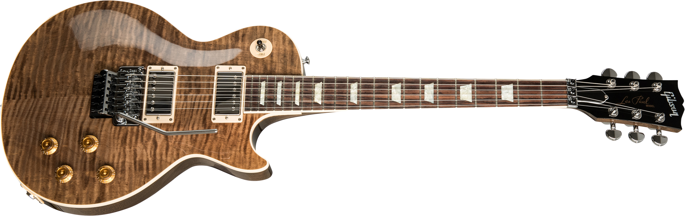 Gibson Custom Shop Les Paul Axcess Standard Figured Floyd Rose 2019 2h Fr Rw - Gloss Dc Rust - Enkel gesneden elektrische gitaar - Main picture