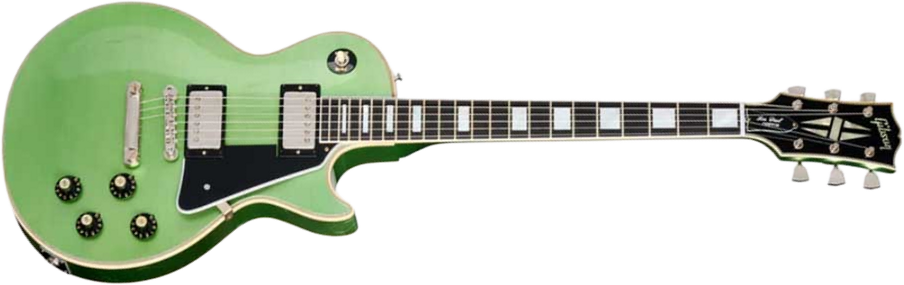 Gibson Custom Shop Les Paul Custom 1968 Reissue 2h Ht Eb - Murphy Lab Aged Jade Green - Single cut gitaar - Main picture