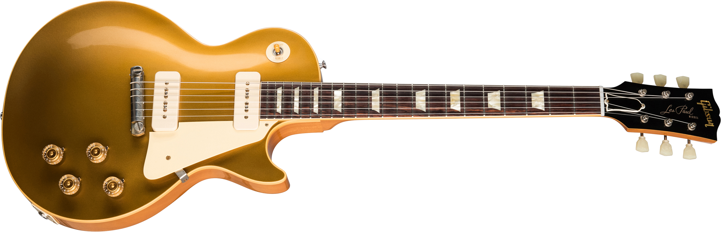 Gibson Custom Shop Les Paul Goldtop 1954 Reissue 2019 2p90 Ht Rw - Vos Double Gold - Enkel gesneden elektrische gitaar - Main picture