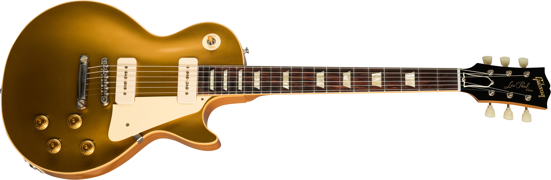 Gibson Custom Shop Les Paul Goldtop 1956 Reissue 2019 2p90 Ht Rw - Vos Double Gold - Enkel gesneden elektrische gitaar - Main picture