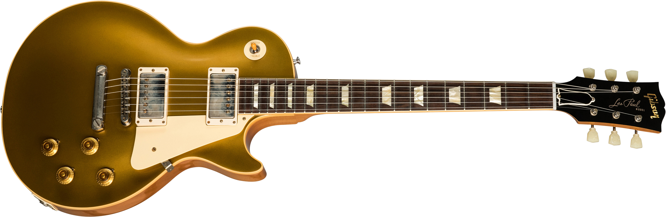Gibson Custom Shop Les Paul Goldtop 1957 Reissue 2019 2h Ht Rw - Vos Double Gold - Enkel gesneden elektrische gitaar - Main picture