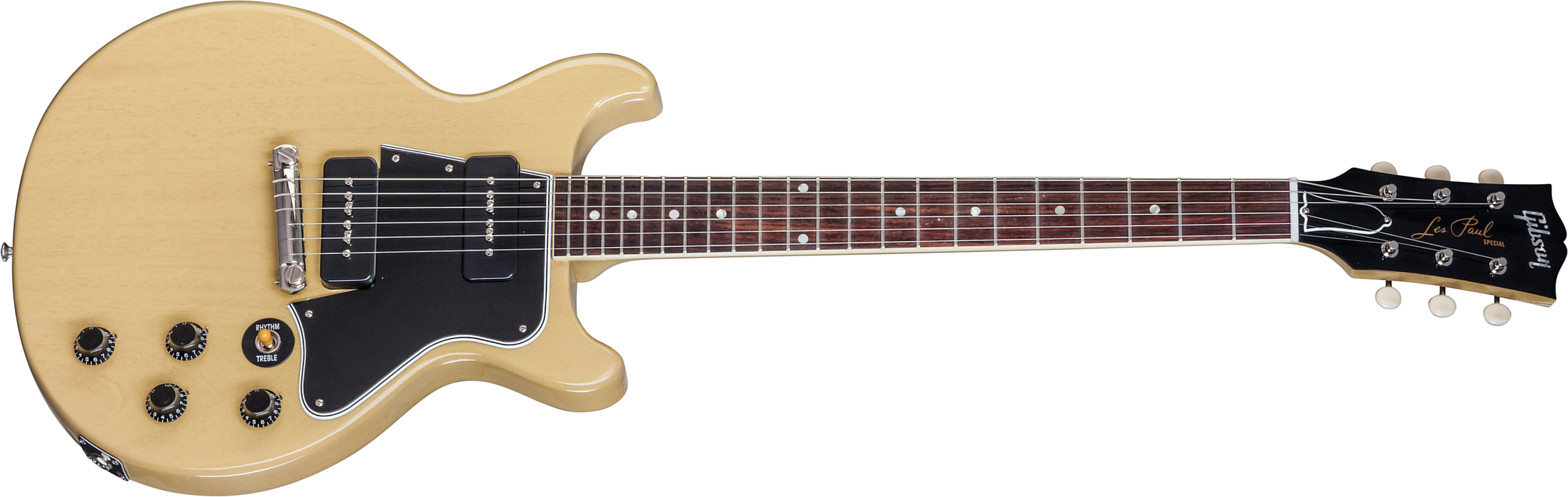 Gibson Custom Shop Les Paul Special Double Cut 2p90 Ht Rw - Tv Yellow - Guitarra eléctrica de doble corte. - Main picture