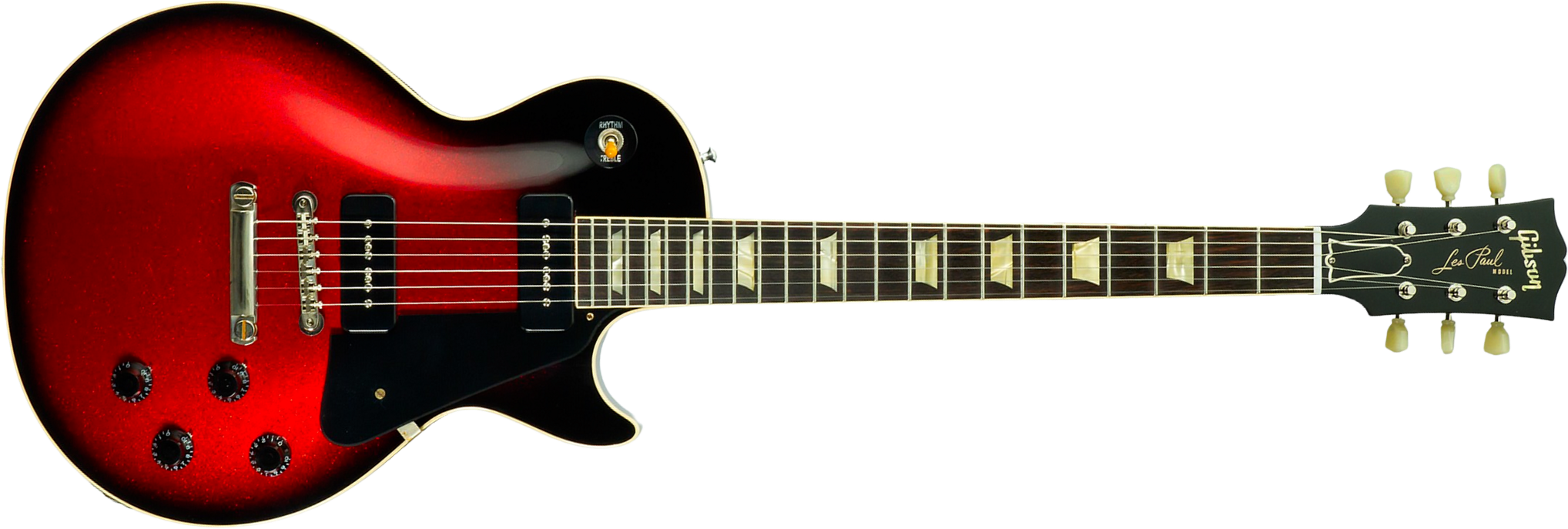 Gibson Custom Shop Les Paul Standard 1956 2p90 Ht Rw #65457 - Red Sparkle Burst - Single cut gitaar - Main picture