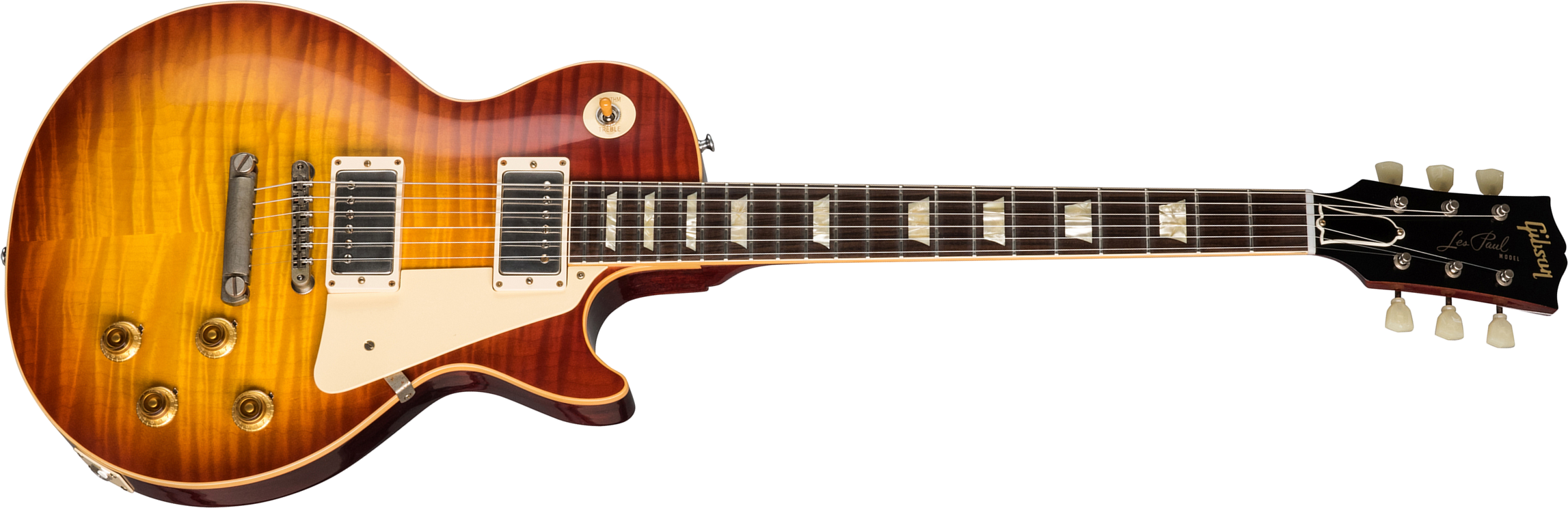 Gibson Custom Shop Les Paul Standard 1959 60th Anniversary Bolivian Rw - Vos Sunrise Teaburst - Enkel gesneden elektrische gitaar - Main picture