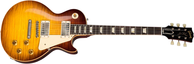 Gibson Custom Shop Les Paul Standard 1959 60th Anniversary Bolivian Rw - Vos Slow Iced Tea Fade - Enkel gesneden elektrische gitaar - Main picture