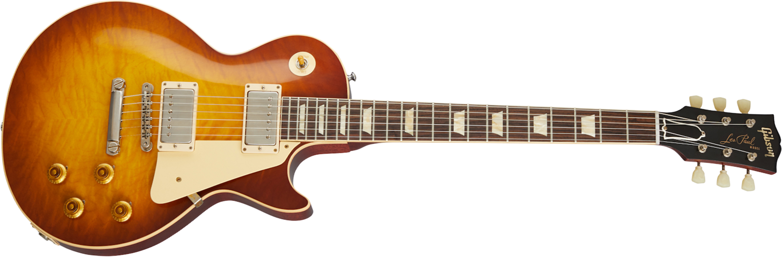 Gibson Custom Shop Les Paul Standard 1959 Reissue 2020 2h Ht Rw - Vos Iced Tea Burst - Enkel gesneden elektrische gitaar - Main picture