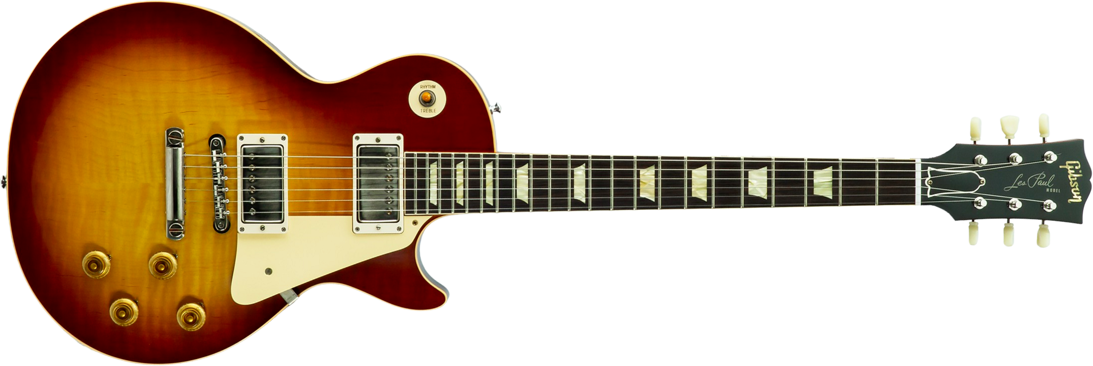 Gibson Custom Shop Les Paul Standard 1959 Reissue 2h Ht Rw #951086 - Vos Iced Tea Burst - Single cut gitaar - Main picture