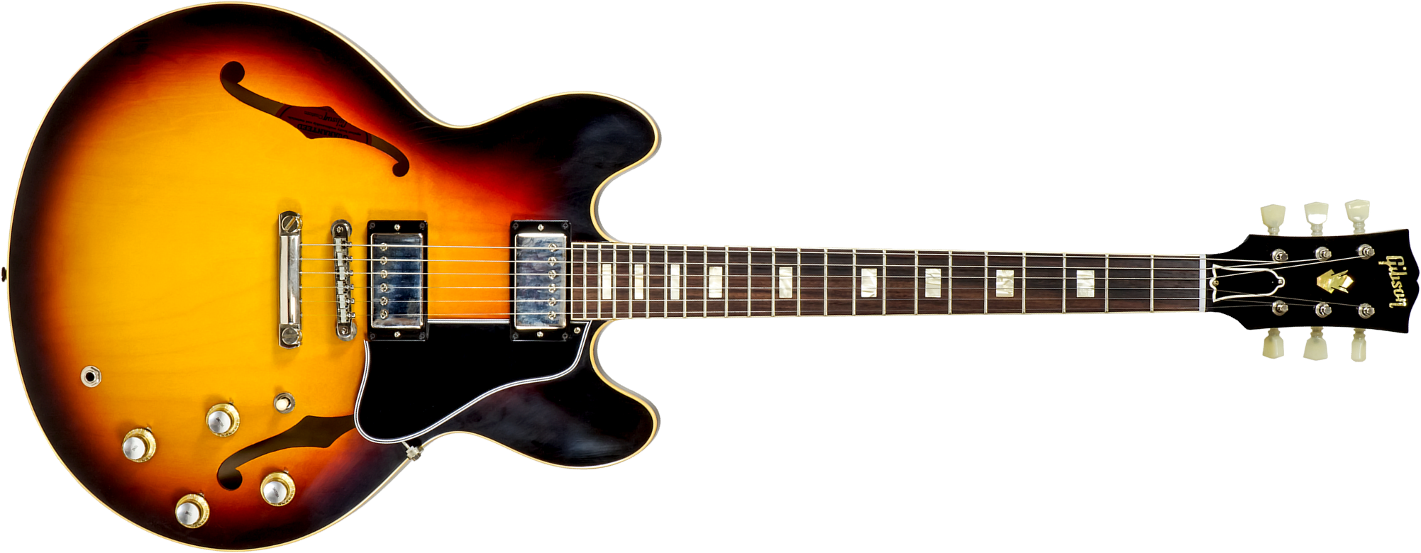 Gibson Custom Shop M2m Es-335 1964 2h Ht Rw #130446 - Murphy Lab Light Aged Vintage Burst - Semi hollow elektriche gitaar - Main picture
