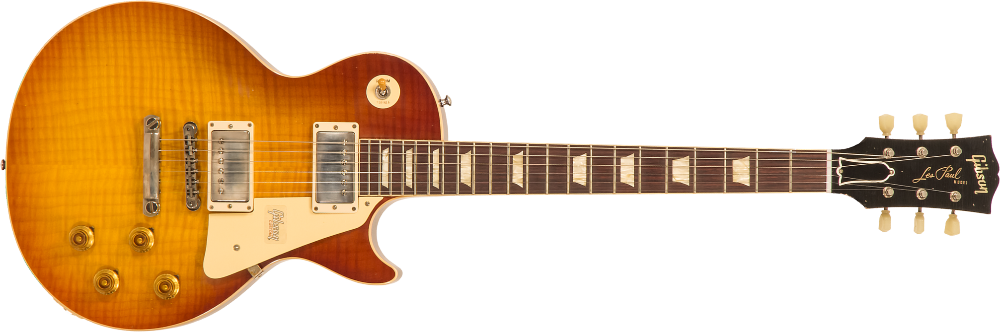 Gibson Custom Shop M2m Les Paul Standard 1959 60th Anniversary 2h Ht Rw #993516 - Vos Royal Teaburst - Enkel gesneden elektrische gitaar - Main pictur