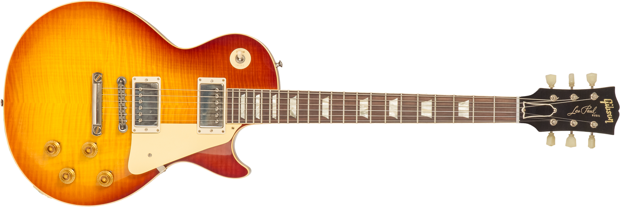 Gibson Custom Shop M2m Les Paul Standard 1959 Reissue 2h Ht Rw #932118 - Murphy Lab Ultra Light Aged Slow Iced Tea Fade - Enkel gesneden elektrische g