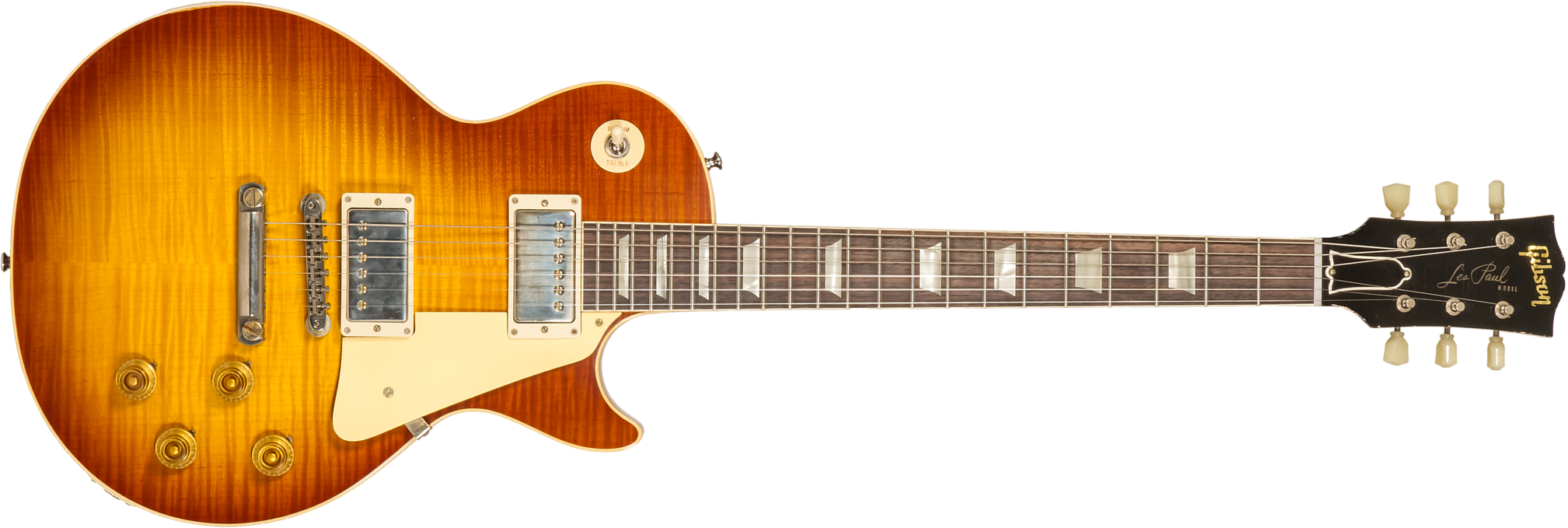 Gibson Custom Shop M2m Les Paul Standard 1959 Reissue 2h Ht Rw #934285 - Murphy Lab Light Aged Ice Tea Burst - Enkel gesneden elektrische gitaar - Mai