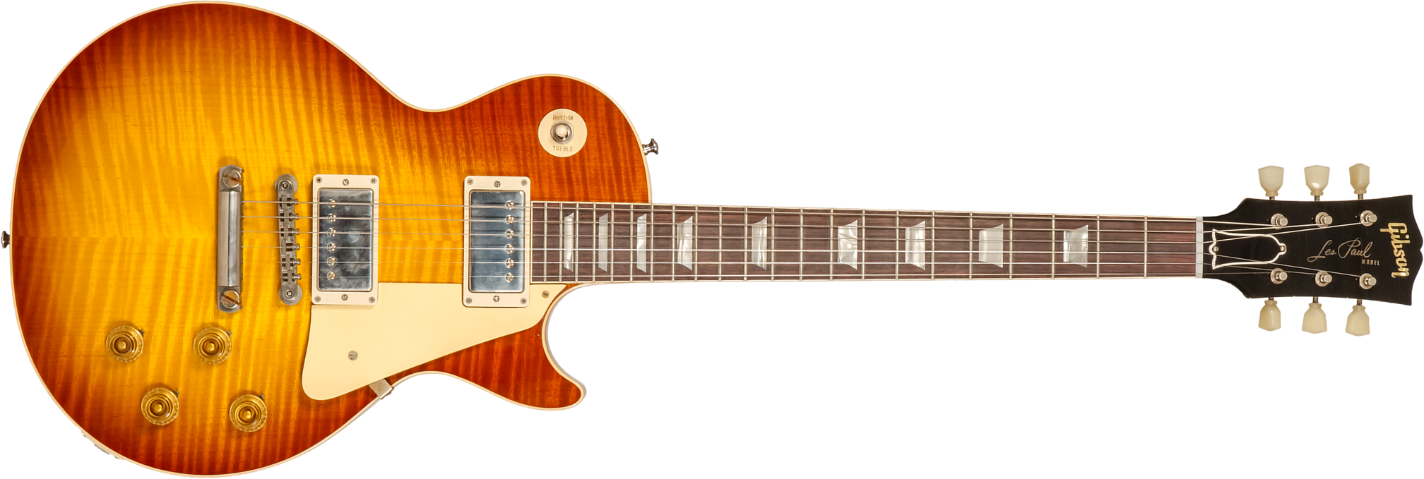 Gibson Custom Shop M2m Les Paul Standard 1959 Reissue 2h Ht Rw #934287 - Murphy Lab Ultra Light Aged Ice Tea Burst - Enkel gesneden elektrische gitaar