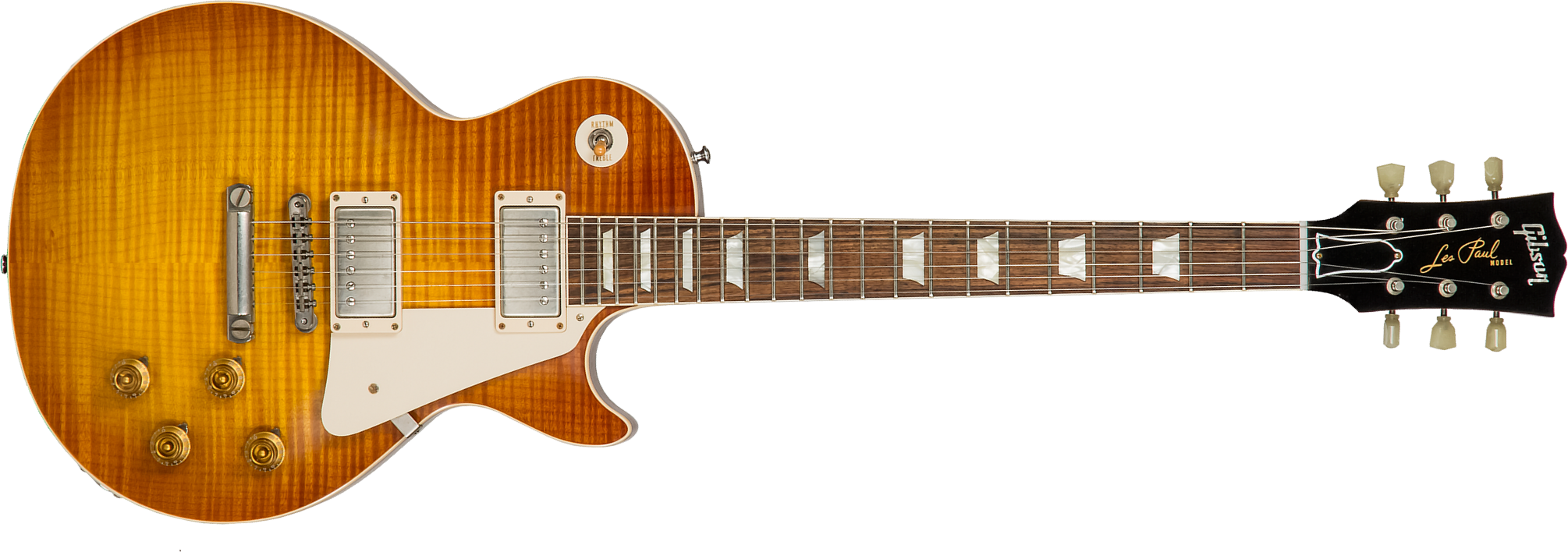 Gibson Custom Shop M2m Les Paul Standard 1959 Reissue 2h Ht Rw #943075 - Vos Iced Tea - Enkel gesneden elektrische gitaar - Main picture