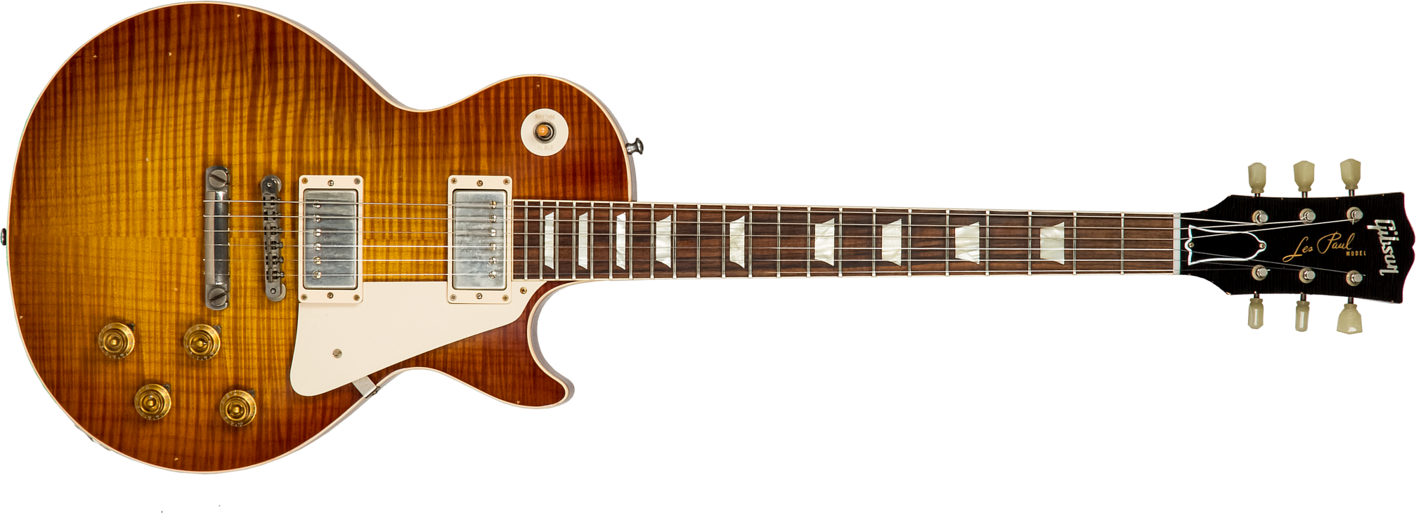 Gibson Custom Shop M2m Les Paul Standard 1959 Reissue 2h Ht Rw #943170 - Lightly Aged Iced Tea - Enkel gesneden elektrische gitaar - Main picture