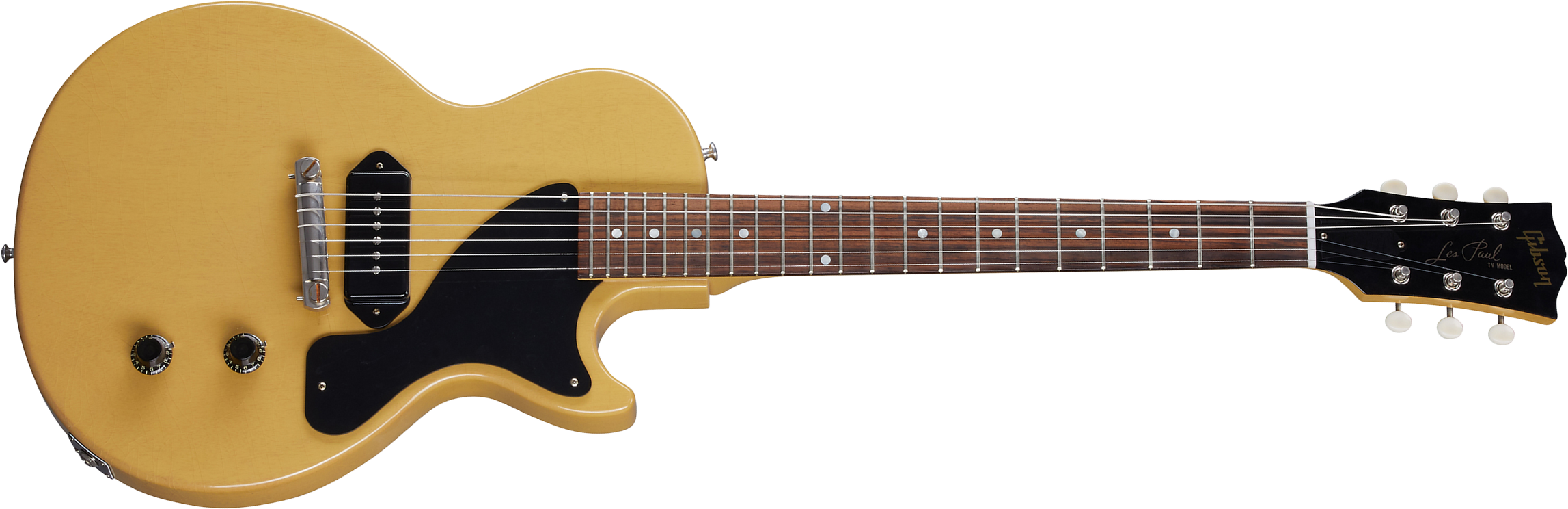 Gibson Custom Shop Murphy Lab Les Paul Junior Single Cut 1957 Reissue P90 Ht Rw - Ultra Light Aged Tv Yellow - Enkel gesneden elektrische gitaar - Mai
