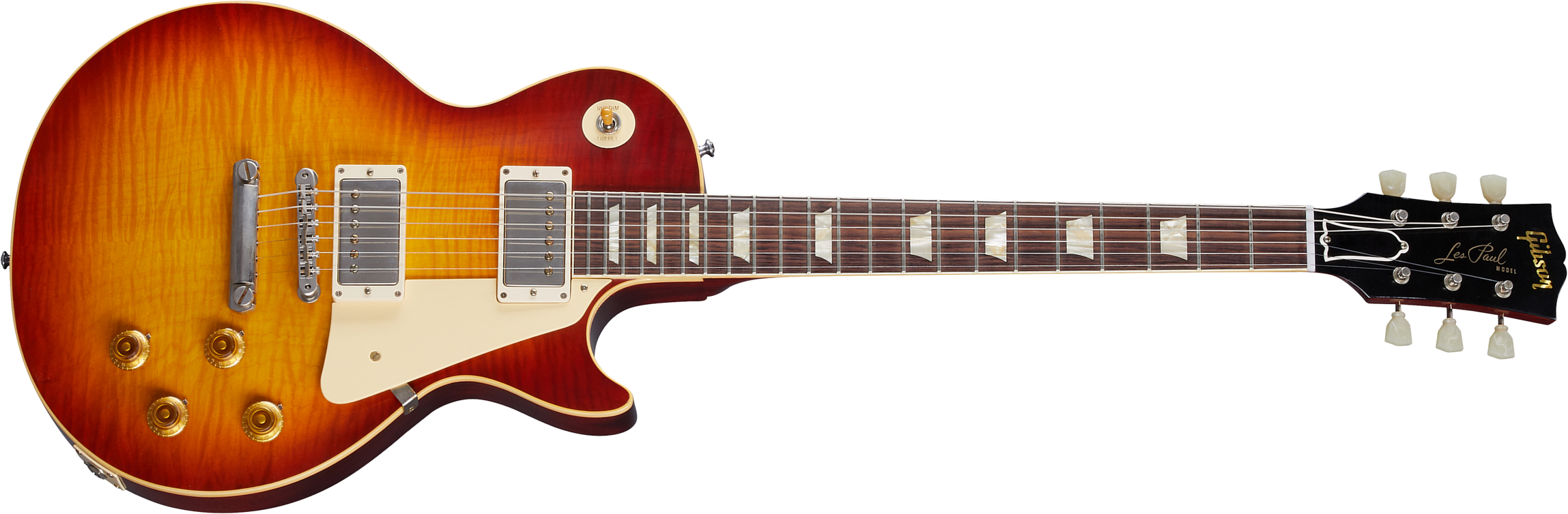 Gibson Custom Shop Murphy Lab Les Paul Standard 1959 Reissue 2h Ht Rw - Ultra Light Aged Sunrise Teaburst - Enkel gesneden elektrische gitaar - Main p