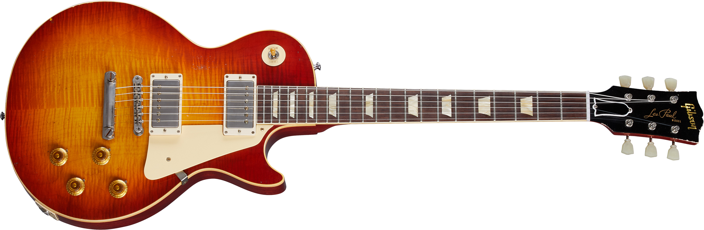 Gibson Custom Shop Murphy Lab Les Paul Standard 1959 Reissue 2h Ht Rw - Light Aged Cherry Tea Burst - Enkel gesneden elektrische gitaar - Main picture