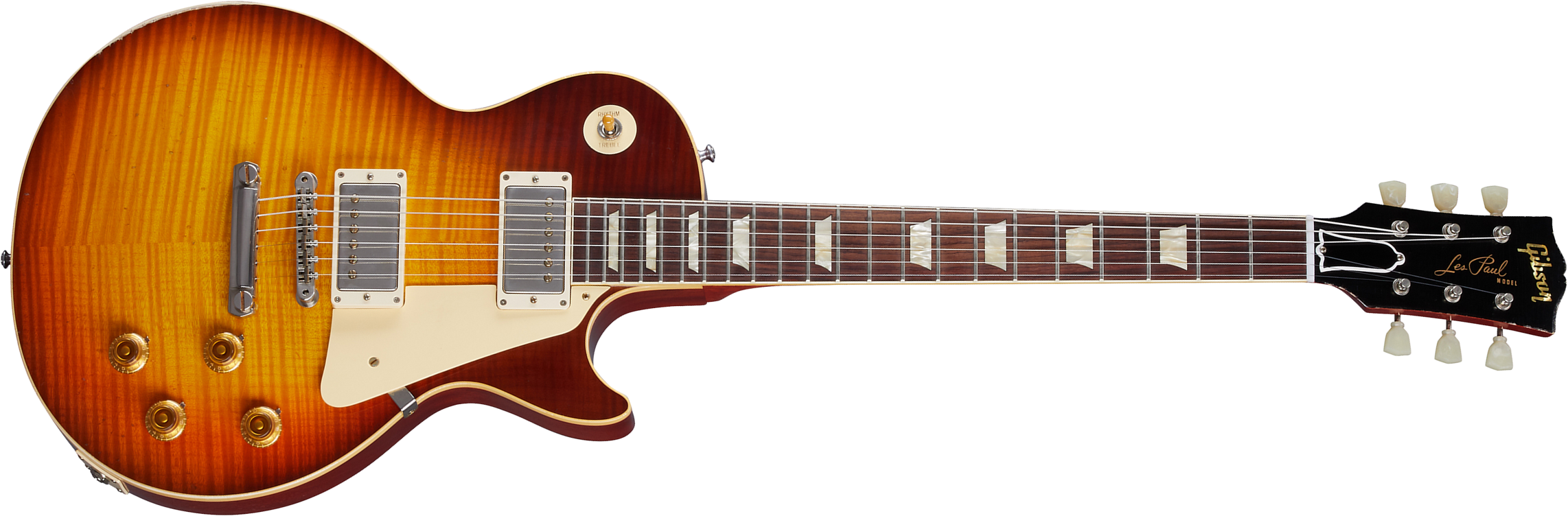 Gibson Custom Shop Murphy Lab Les Paul Standard 1959 Reissue 2h Ht Rw - Light Aged Royal Tea Burst - Enkel gesneden elektrische gitaar - Main picture