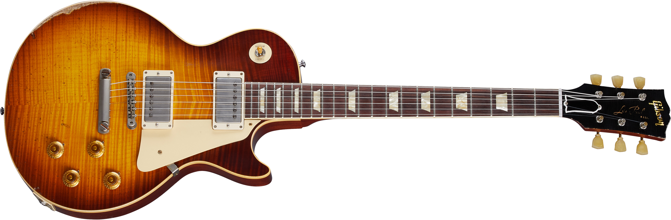Gibson Custom Shop Murphy Lab Les Paul Standard 1959 Reissue 2h Ht Rw - Heavy Aged Slow Iced Tea Fade - Enkel gesneden elektrische gitaar - Main pictu