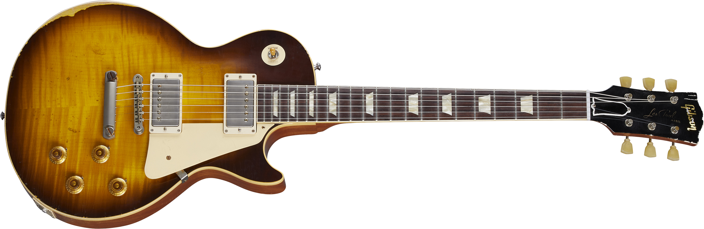 Gibson Custom Shop Murphy Lab Les Paul Standard 1959 Reissue 2h Ht Rw - Ultra Heavy Aged Kindred Burst - Enkel gesneden elektrische gitaar - Main pict