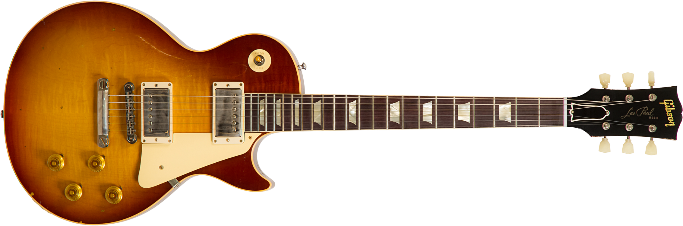 Gibson Custom Shop Murphy Lab Les Paul Standard 1959 Reissue #901318 - Light Aged Royal Tea Burst - Enkel gesneden elektrische gitaar - Main picture