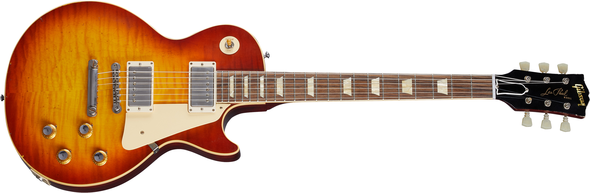 Gibson Custom Shop Murphy Lab Les Paul Standard 1960 Reissue - Light Aged Tomato Soup Burst - Enkel gesneden elektrische gitaar - Main picture