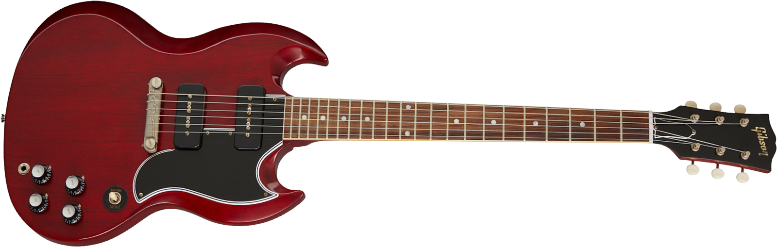 Gibson Custom Shop Sg Special 1963 Reissue 2p90 Ht Rw - Vos Cherry Red - Guitarra eléctrica de doble corte. - Main picture