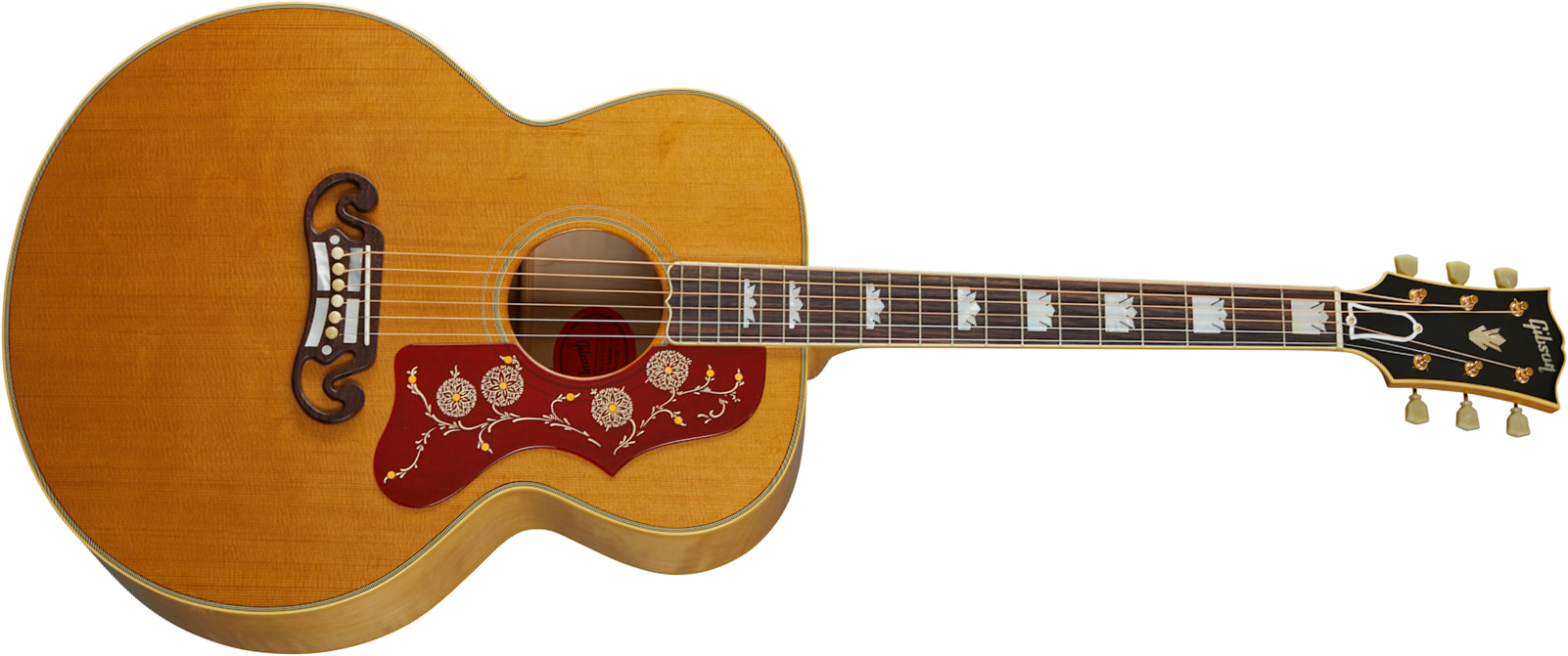 Gibson Custom Shop Sj-200 1957 Super Jumbo Epicea Erable Rw - Vos Antique Natural - Westerngitaar & electro - Main picture