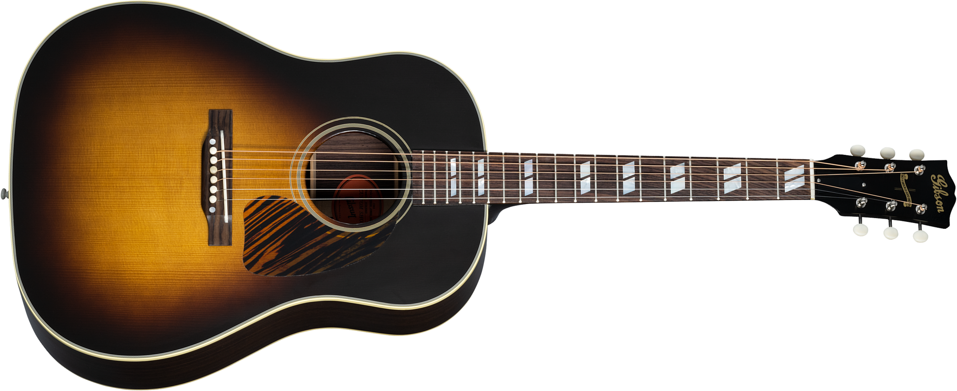 Gibson Custom Shop Southern Jumbo 1942 Banner Historic Dreadnought Rs Epicea Palissandre Rw - Vos Vintage Sunburst - Volksgitaar - Main picture