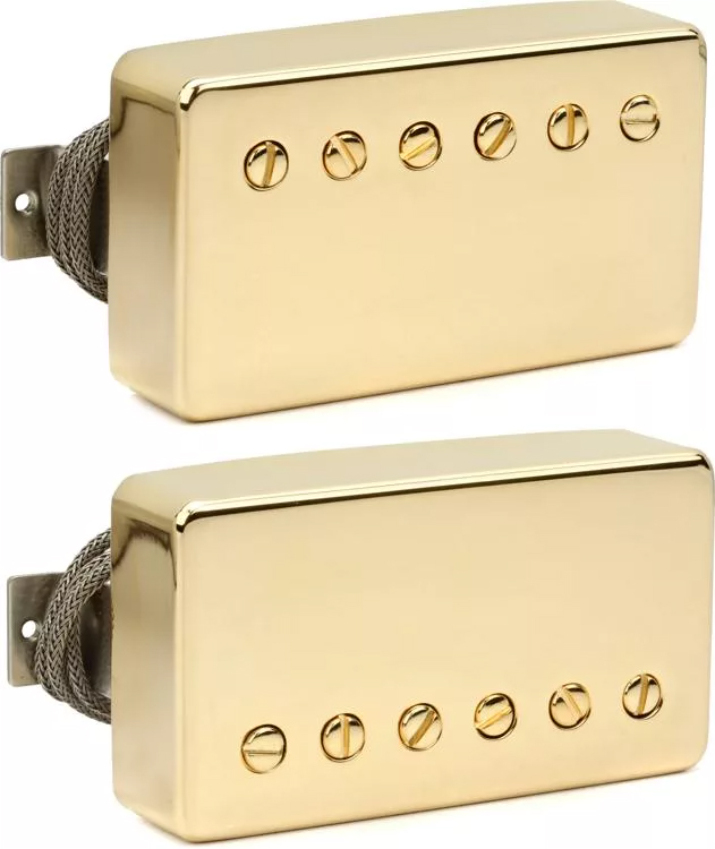 Gibson Custombucker Matched Set Historic Collection 2h Alnico-3 2c True Historic Gold - Elektrische gitaar pickup - Main picture