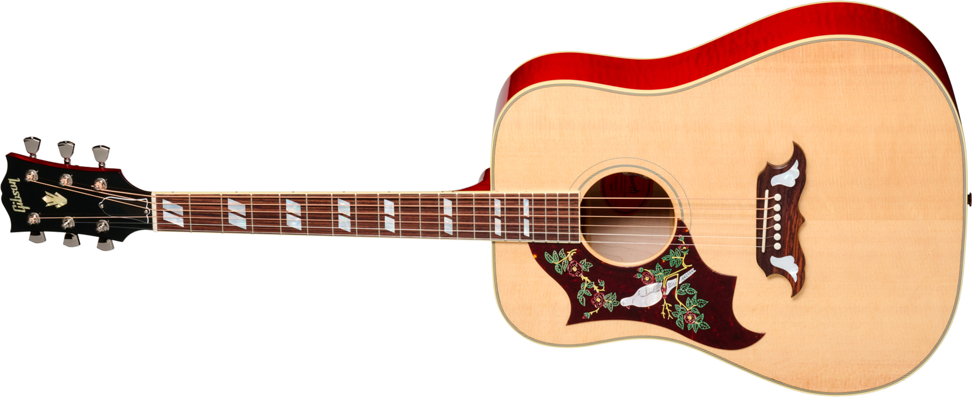 Gibson Dove Lh Original (baggs Hifi Dna) Dreadnought Gaucher Epicea Erable Rw - Antique Natural - Folk gitaar - Main picture