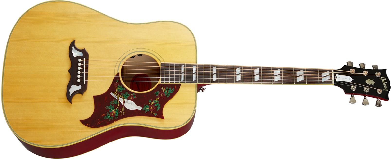 Gibson Dove Original 2020 Dreadnought Epicea Erable Rw - Antique Natural - Elektro-akoestische gitaar - Main picture