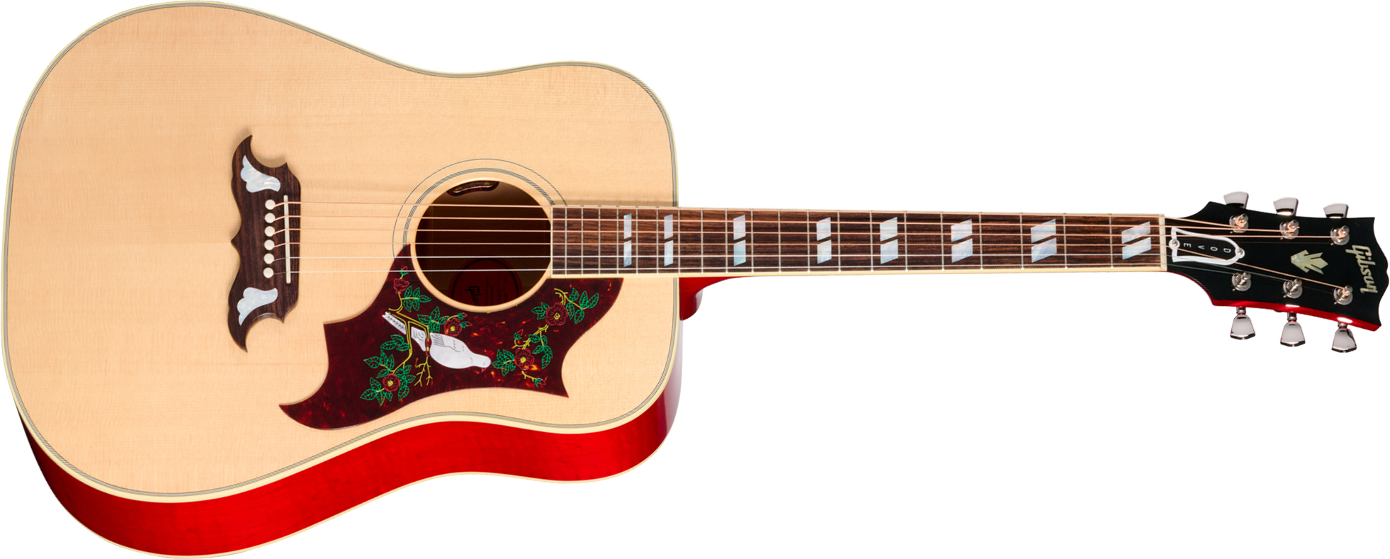 Gibson Dove Original (baggs Hifi Dna) Dreadnought Epicea Erable Rw - Antique Natural - Folk gitaar - Main picture
