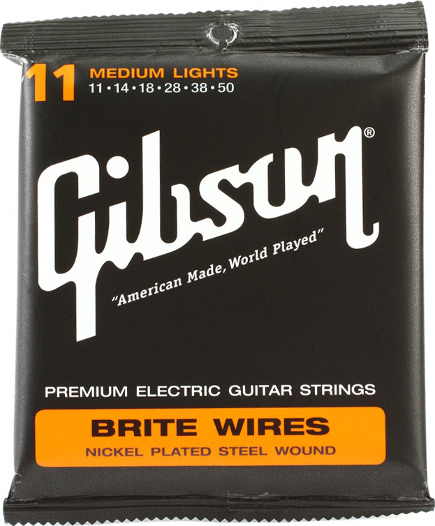 Gibson Jeu De 6 Cordes Electric (6) Brite Wires Seg-700ml 11-50 - Elektrische gitaarsnaren - Main picture