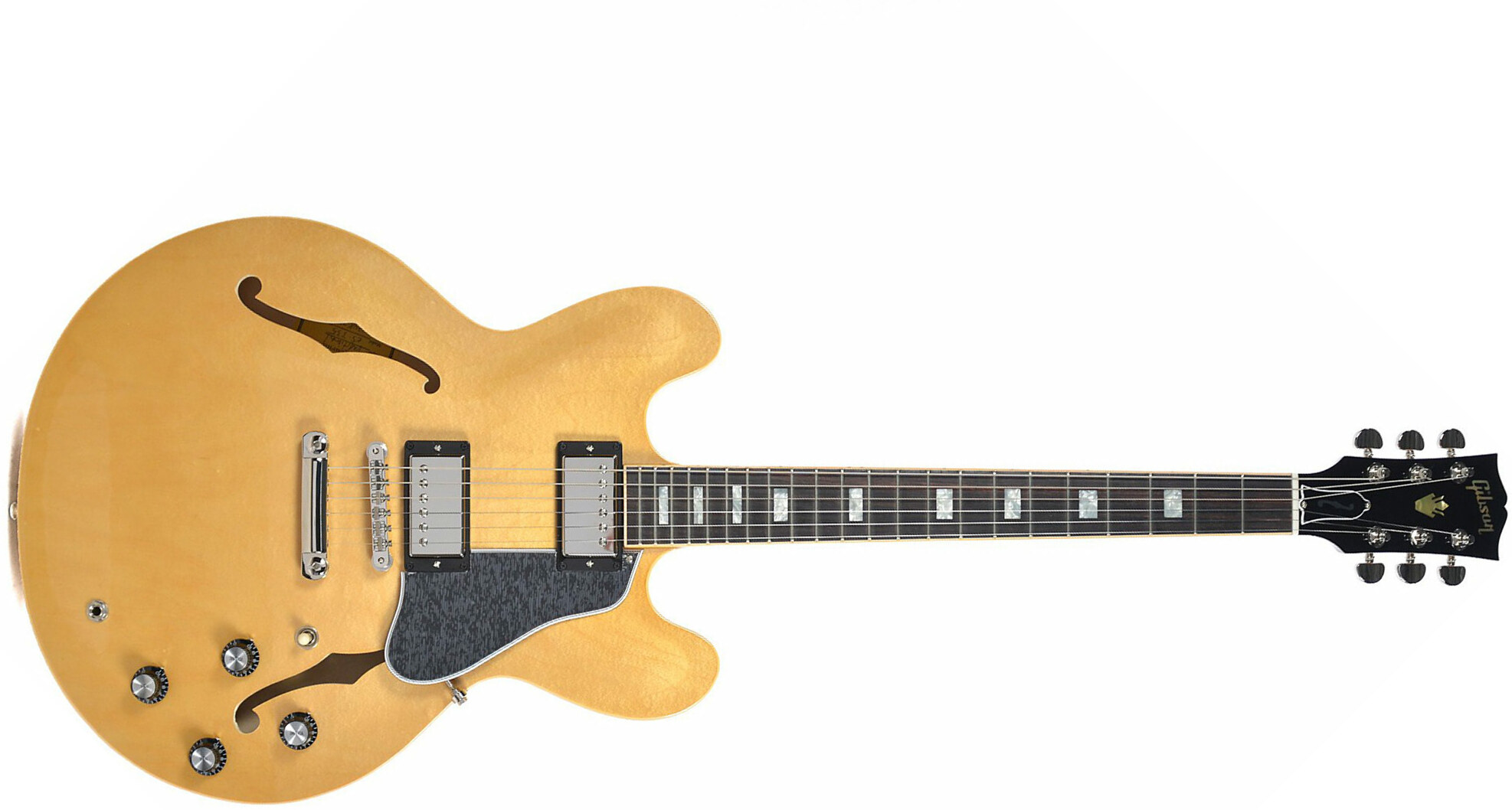 Gibson Es-335 Traditional 2018 Ltd - Dark Vintage Natural - Semi hollow elektriche gitaar - Main picture