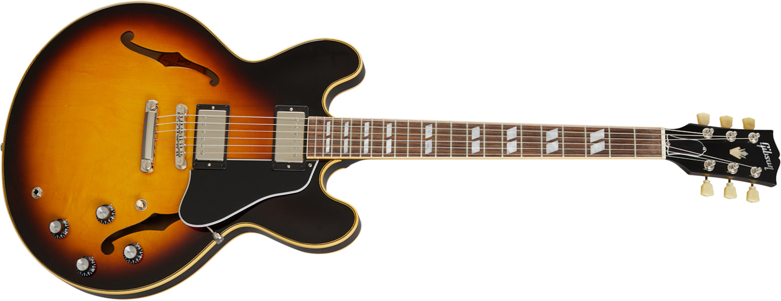Gibson Es-345 Original 2020 2h Ht Rw - Vintage Burst - Semi hollow elektriche gitaar - Main picture