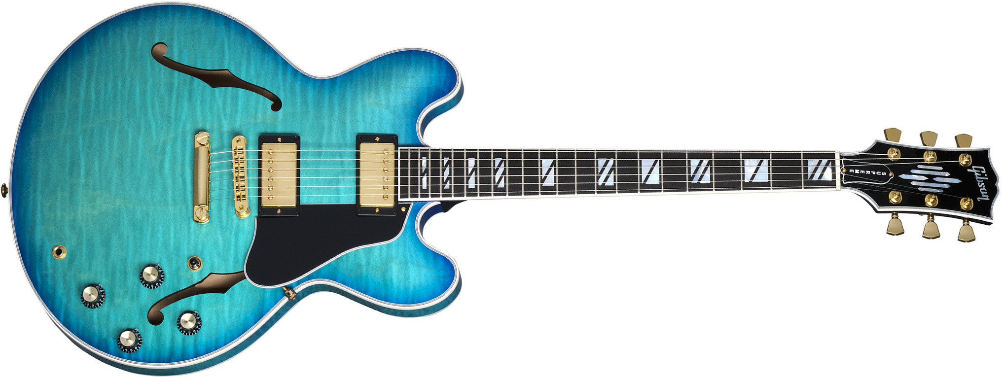 Gibson Es Supreme 2h Ht Eb - Blueberry Burst - Semi hollow elektriche gitaar - Main picture