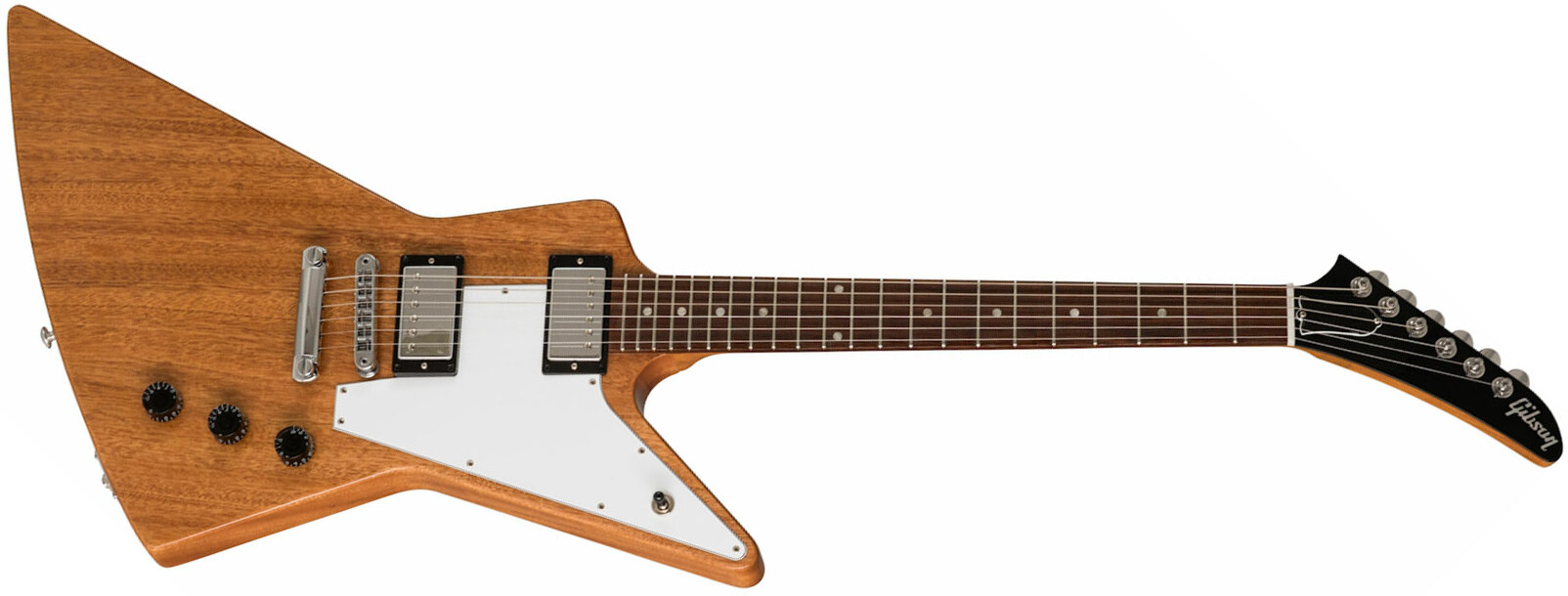 Gibson Explorer Original 2h Ht Rw - Antique Natural - Retro-rock elektrische gitaar - Main picture