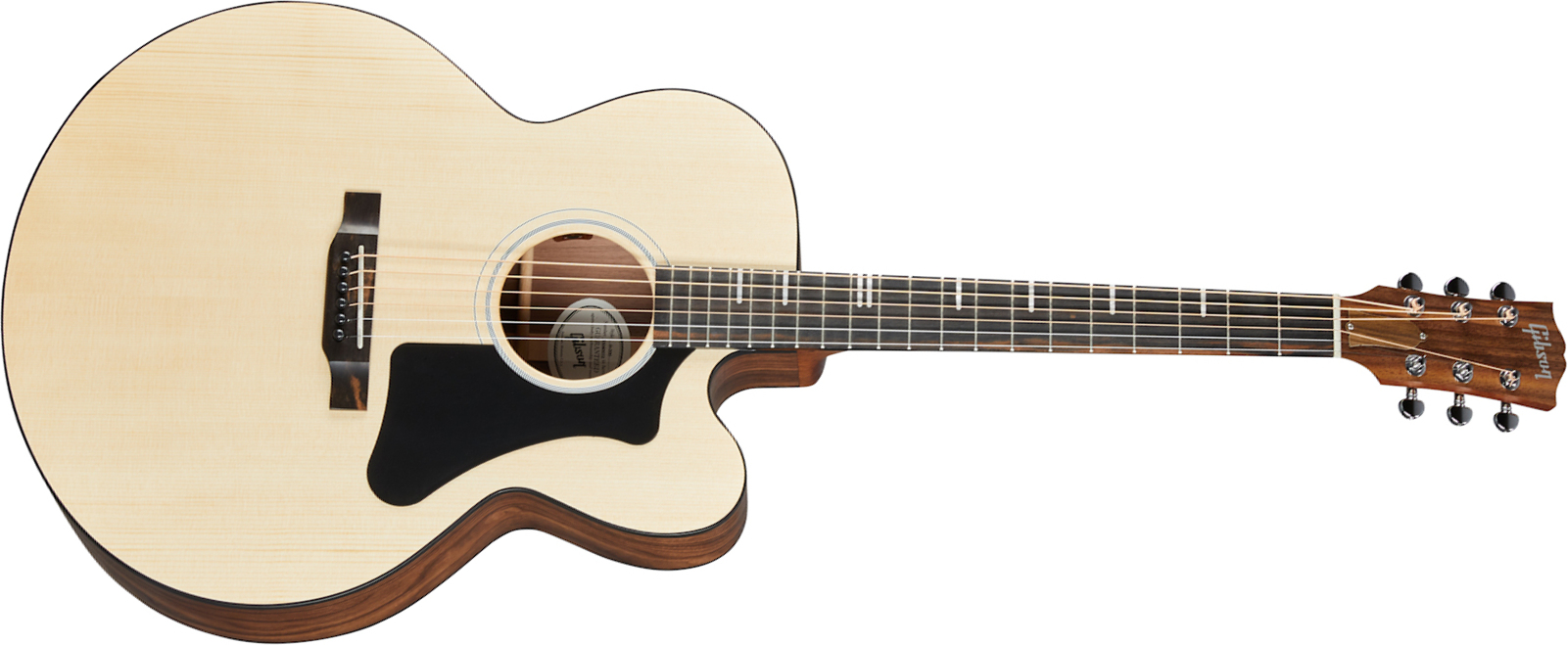 Gibson G-200 Ec Jumbo Modern Cw Epicea Noyer Wal Eb - Natural Satin - Elektro-akoestische gitaar - Main picture
