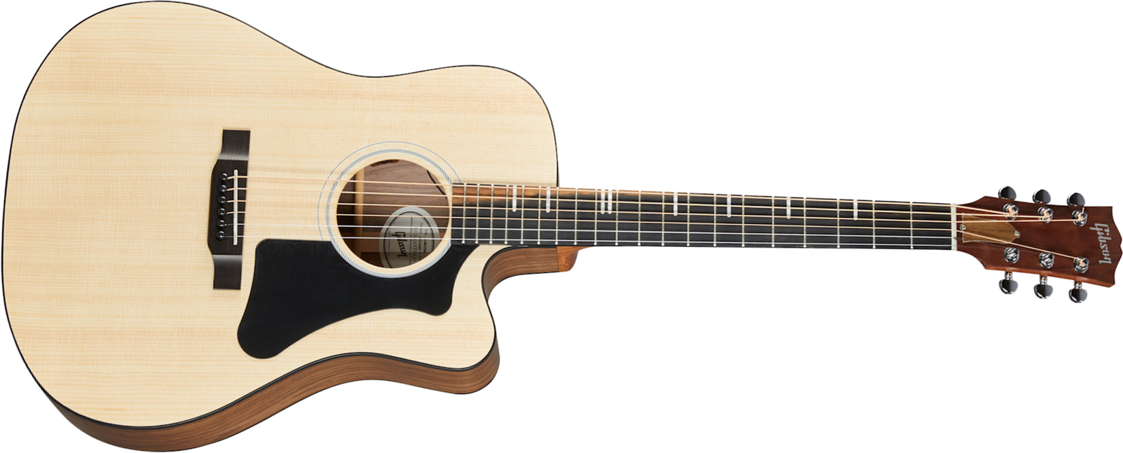 Gibson G-writer Ec Modern Dreadnought Cw Epicea Noyer Wal Eb - Natural Satin - Elektro-akoestische gitaar - Main picture