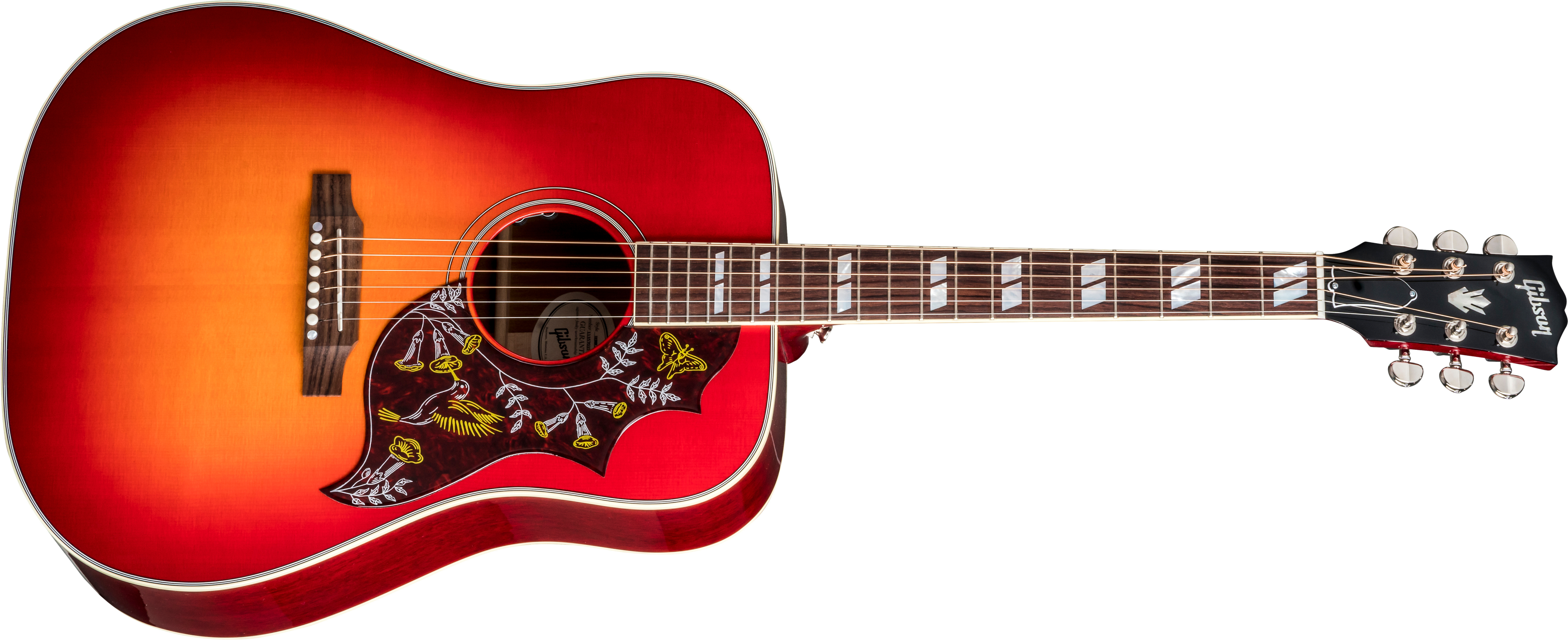 Gibson Hummingbird 2019 Dreadnought Epicea Acajou Rw - Vintage Cherry Sunburst - Westerngitaar & electro - Main picture