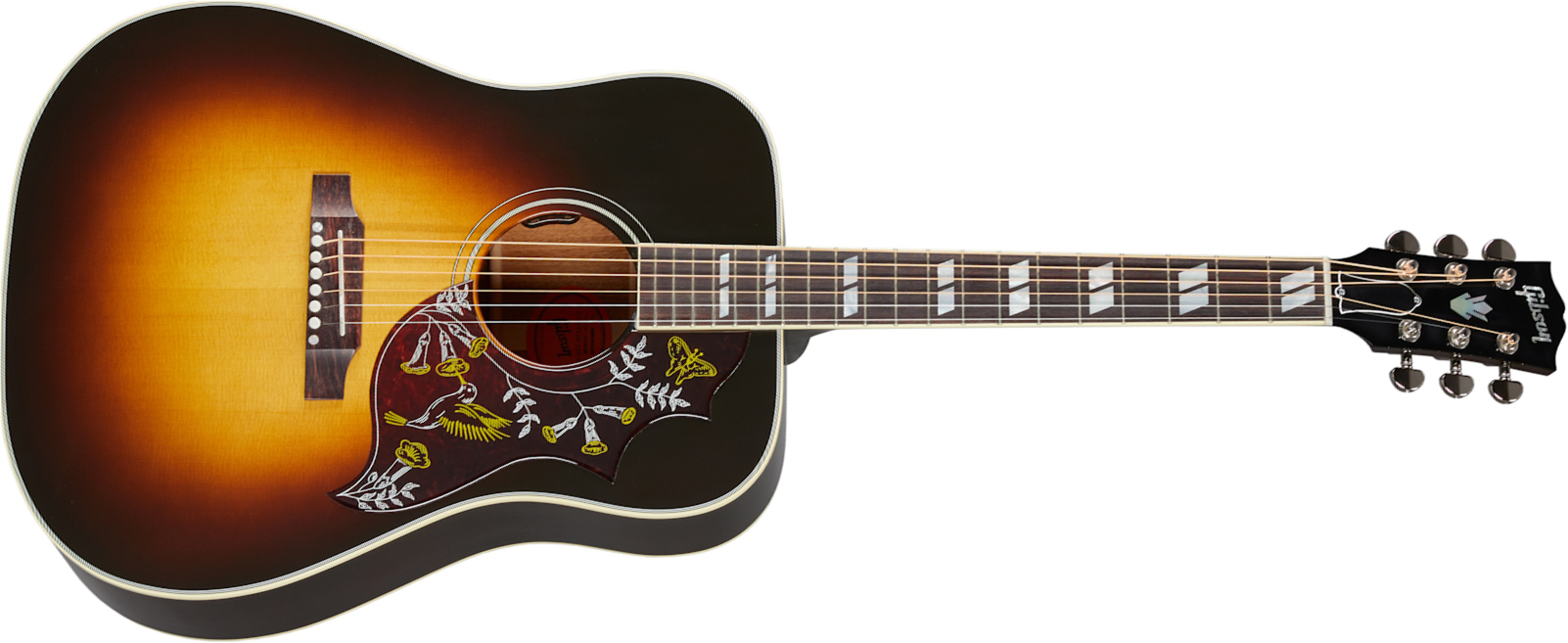 Gibson Hummingbird Standard (baggs Hifi Dna) Dreadnought Epicea Acajou Rw - Vintage Sunburst - Folk gitaar - Main picture