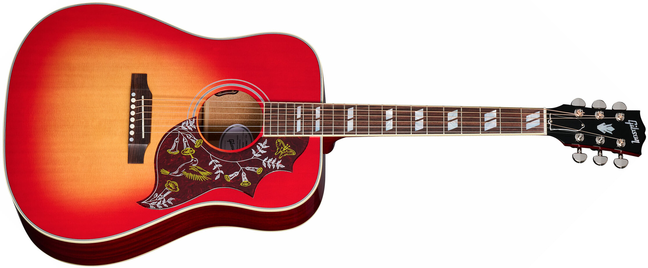 Gibson Hummingbird Standard Modern Dreadnought Epicea Acajou Rw - Vintage Cherry Sunburst - Volksgitaar - Main picture