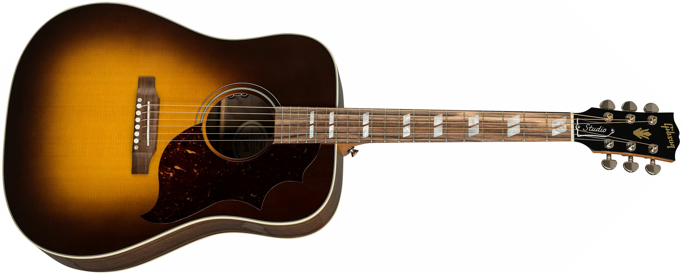 Gibson Hummingbird Studio 2019 Dreadnought Epicea Noyer Wal - Walnut Burst - Westerngitaar & electro - Main picture