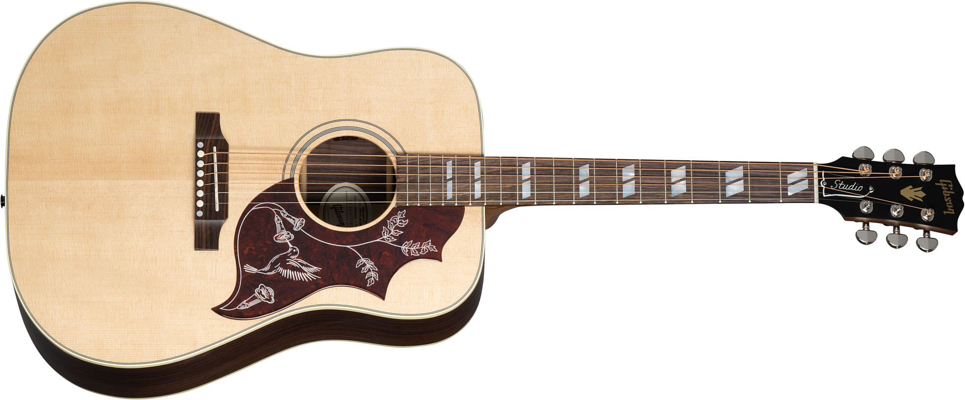 Gibson Hummingbird Studio Rosewood Modern 2024 Dreadnought Epicea Palissandre Rw - Satin Natural - Volksgitaar - Main picture